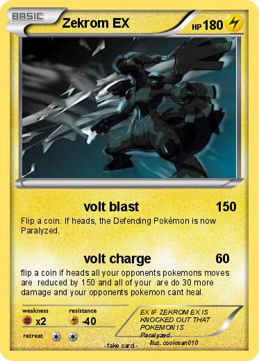 Pokemon Zekrom EX