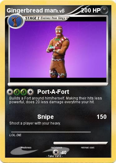 Pokemon Gingerbread man