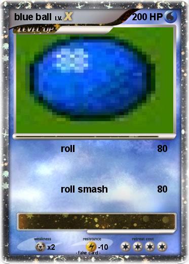 Pokemon blue ball