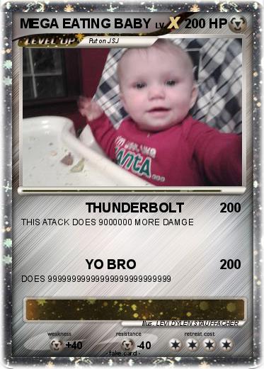 Pokemon MEGA EATING BABY