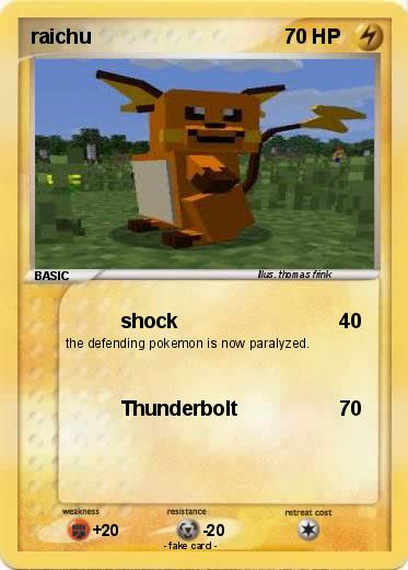 Pokemon raichu