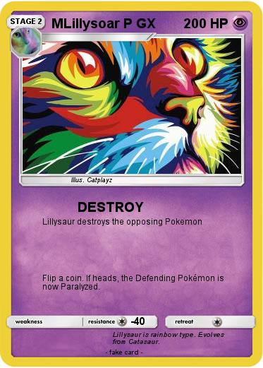 Pokemon MLillysoar P GX