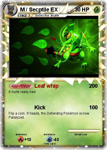 Pokemon M / Secptile EX