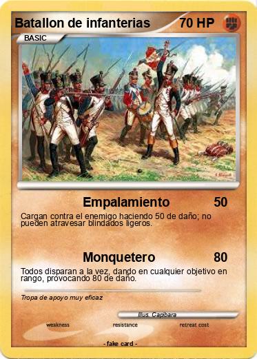 Pokemon Batallon de infanterias