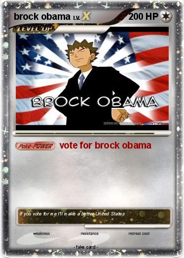 Pokemon brock obama