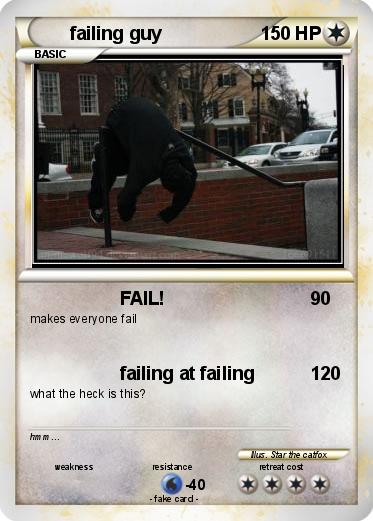 Pokemon failing guy