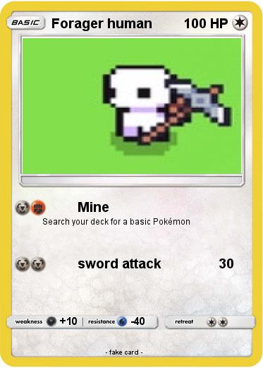 Pokemon Forager human
