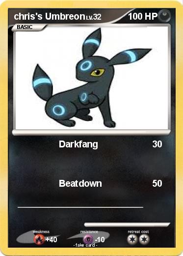 Pokemon chris's Umbreon