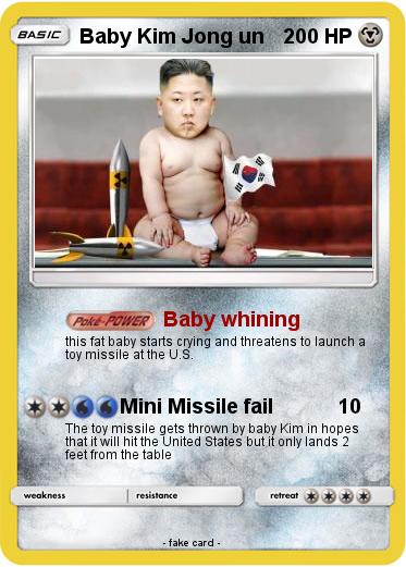 Pokemon Baby Kim Jong un