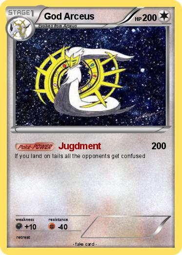 Pokemon God Arceus