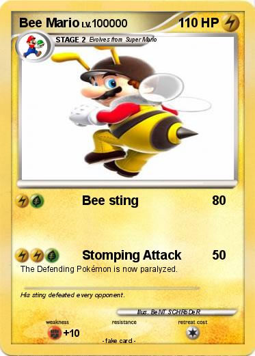 Pokemon Bee Mario