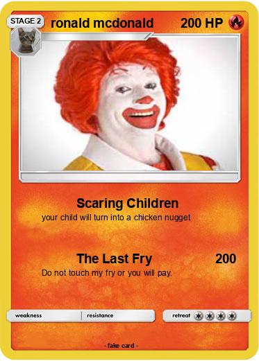 Pokemon ronald mcdonald