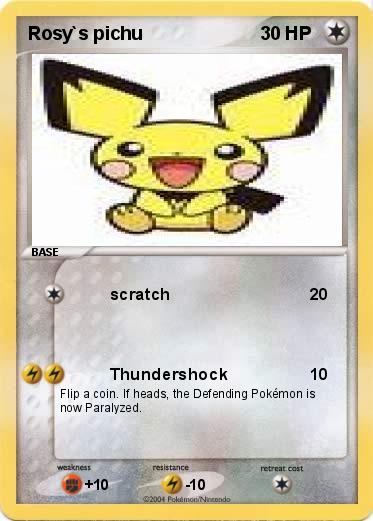 Pokemon Rosy`s pichu