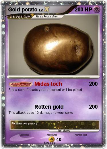 Pokemon Gold potato