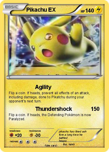 Pokemon Pikachu EX