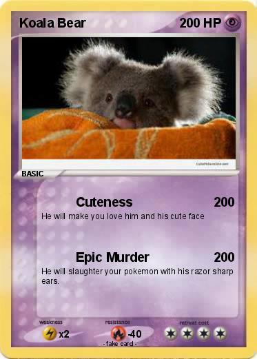 Pokemon Koala Bear