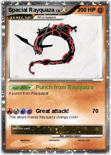 Pokemon Spacial Rayquaza
