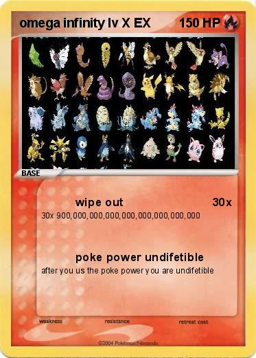 Pokemon omega infinity lv X EX