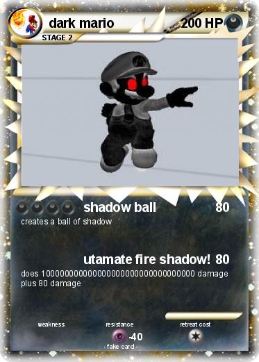 Pokemon dark mario