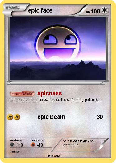 Pokemon epic face