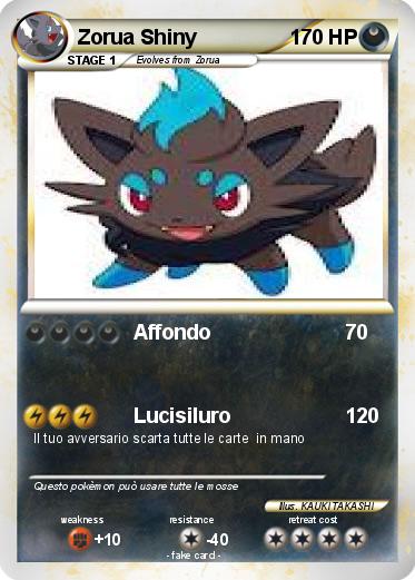 Pokemon Zorua Shiny
