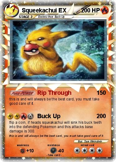 Pokemon Squeekachui EX