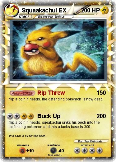 Pokemon Squaakachui EX