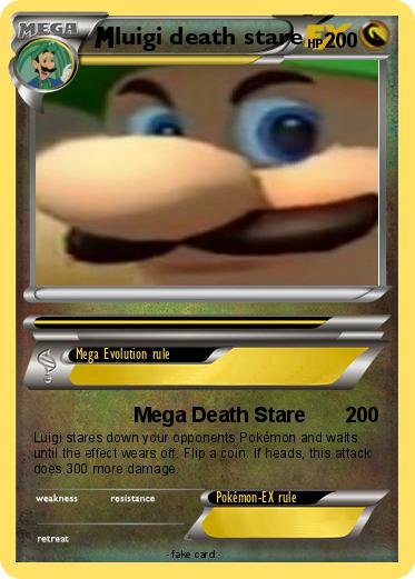 Pokemon luigi death stare