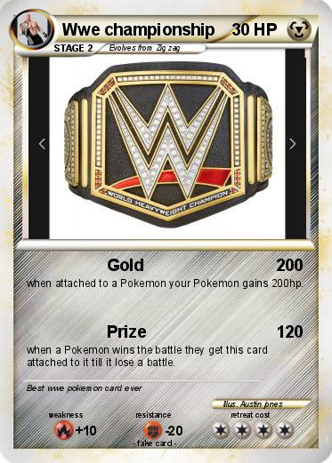 Pokemon Wwe championship