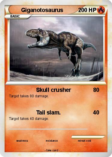 Pokemon Giganotosaurus