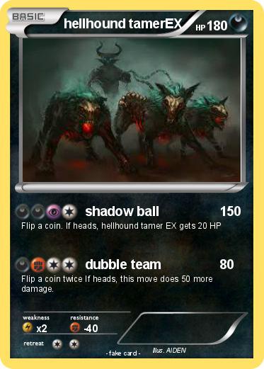 Pokemon hellhound tamerEX