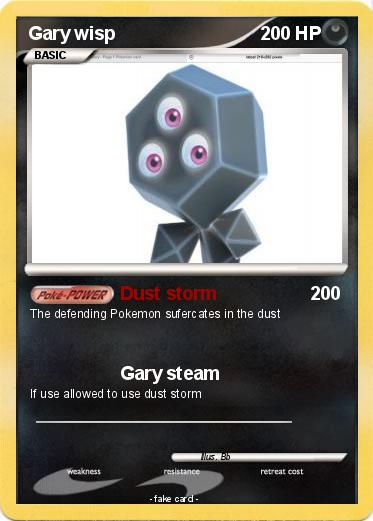 Pokemon Gary wisp