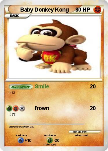 Pokemon Baby Donkey Kong