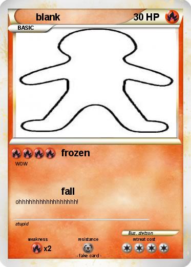 Pokemon blank
