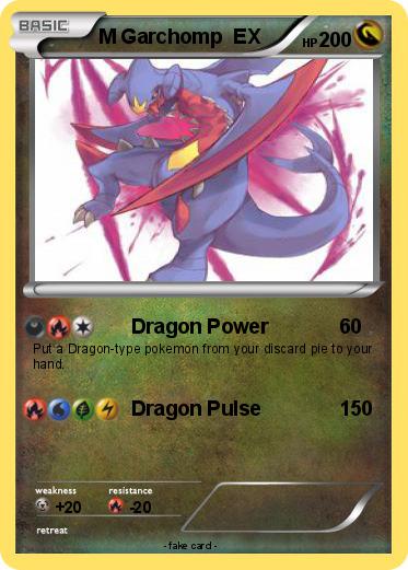 Pokemon M Garchomp  EX