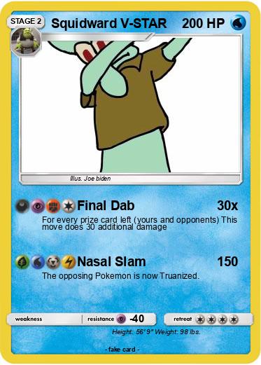 Pokemon Squidward V-STAR