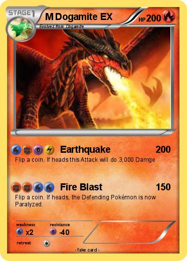 Pokemon M Dogamite EX
