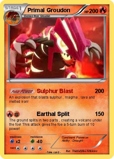 Pokemon Primal Groudon