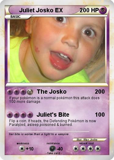 Pokemon Juliet Josko EX