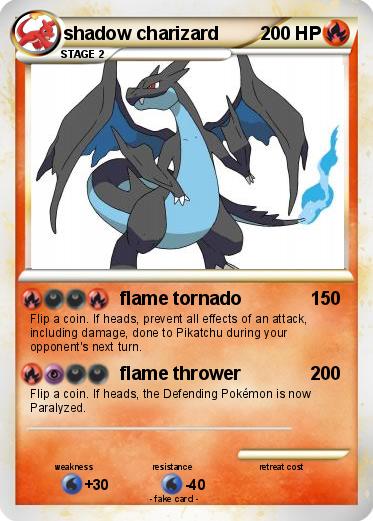 Pokemon shadow charizard