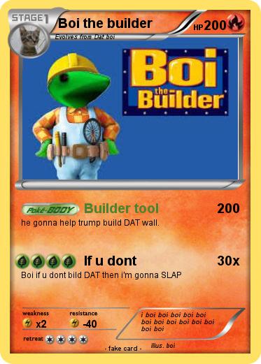 Pokemon Boi the builder