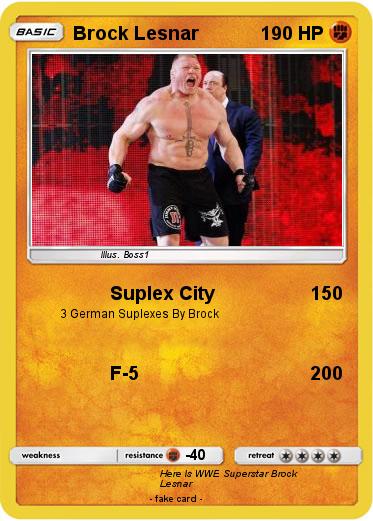 Pokemon Brock Lesnar