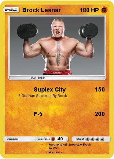 Pokemon Brock Lesnar
