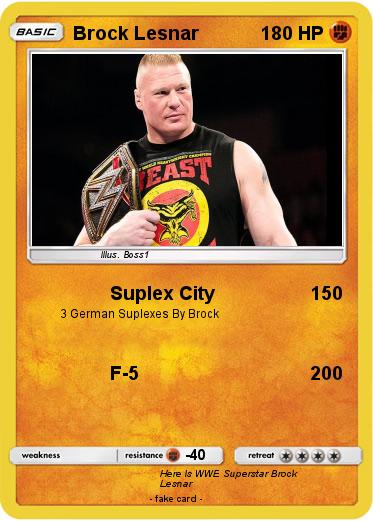 Pokemon Brock Lesnar