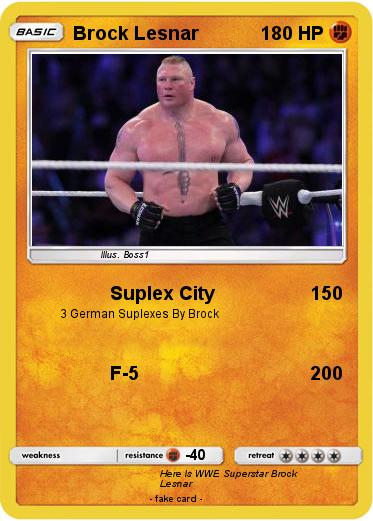 Pokemon Brock Lesnar