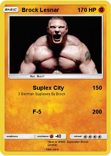 Pokemon Brock Lesnar