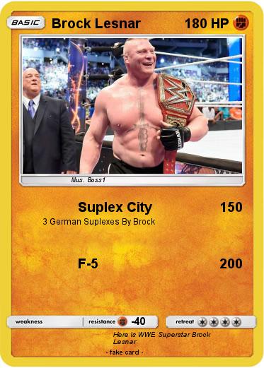 Pokemon Brock Lesnar