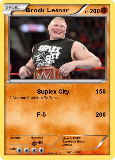 Pokemon Brock Lesnar