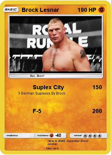 Pokemon Brock Lesnar