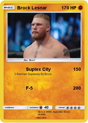 Pokemon Brock Lesnar